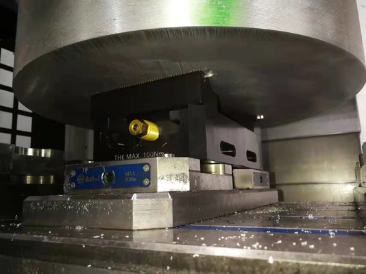 Εγχειρίδιο περιστροφικού τραπεζιού CNC Self CenterΣεg Μένγκε 130mm Body Width Body Σφιγκτήρας