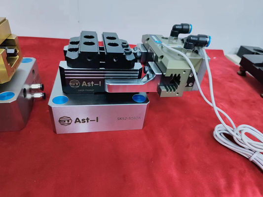 Σκληρή παλέτα 0.005mm στερέωσης χάλυβα πνευματική στο σημείο μηδέν πνευματική μέγγενη αέρα